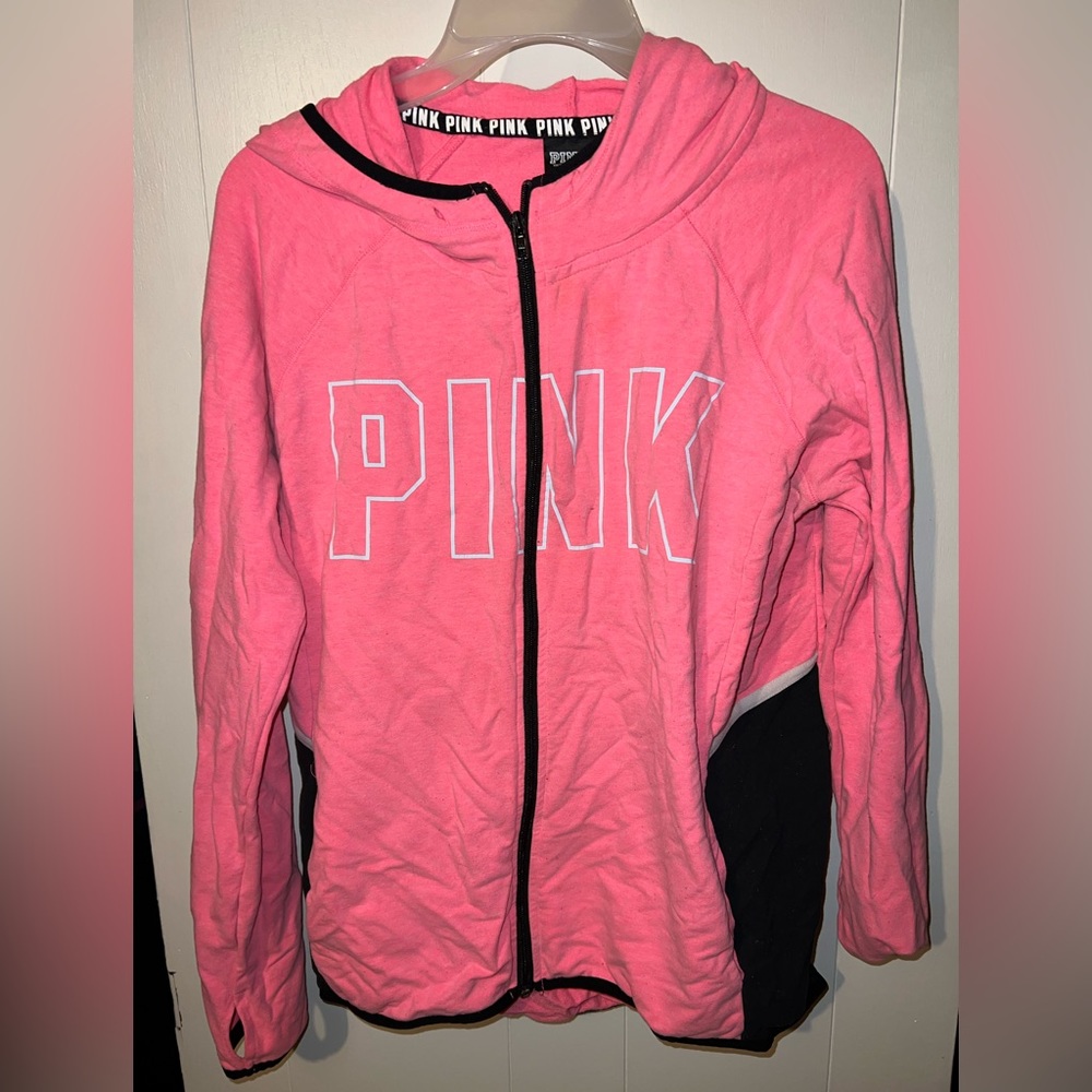 Pink hoodie